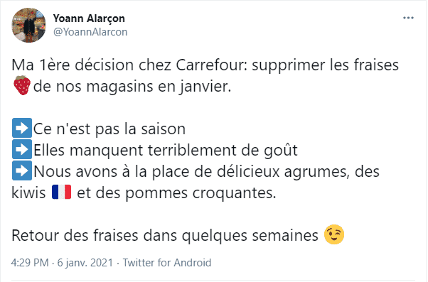 tweet Yoann Alarçon